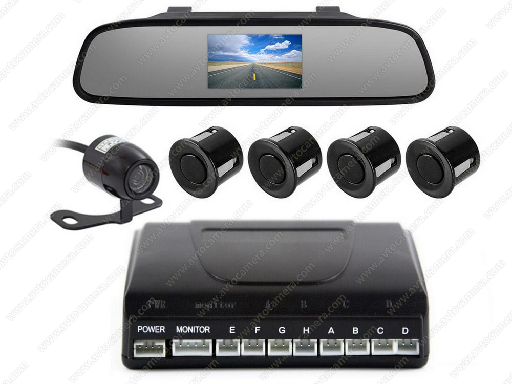 MasterPark 604-4-WZ - беспроводной парктроник с камерой